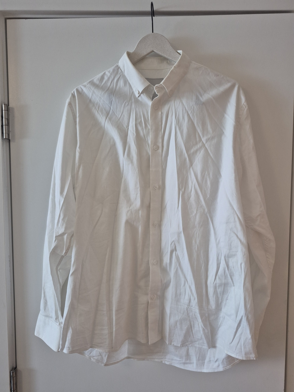 Minimum White Men's Button-Up Dress Shirt
